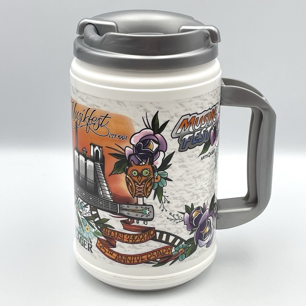 Musikfest 2018 Whirley Mug Bethlehem PA 35th Anniversary Arts Quest Steel Stacks